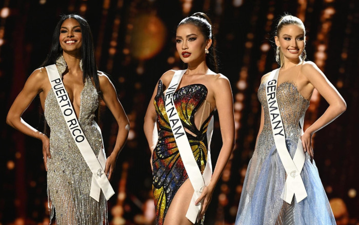 10 bộ váy dạ hội đẹp nhất bán kết Miss Universe: Ngọc Châu xứng đáng giật giải Best Evening Gown Ảnh 2