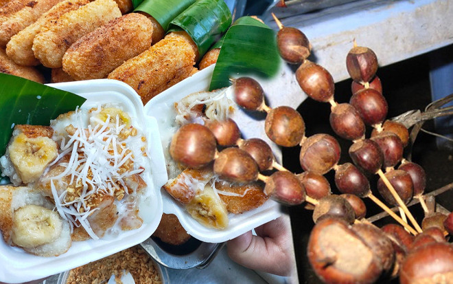 Hà Nội lành lạnh dịp cuối năm, ngon thơm nức mũi những món ăn vặt lề đường Ảnh 2