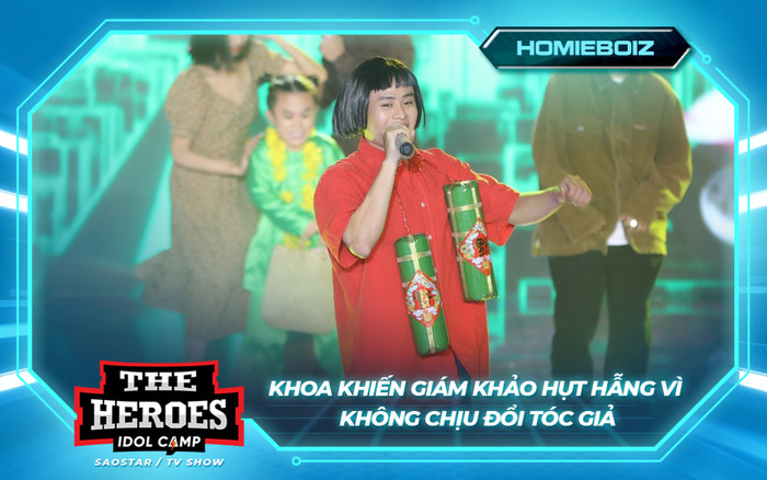 KHOA khiến khán giả hụt hẫng vì...không chịu đổi tóc giả Ảnh 2