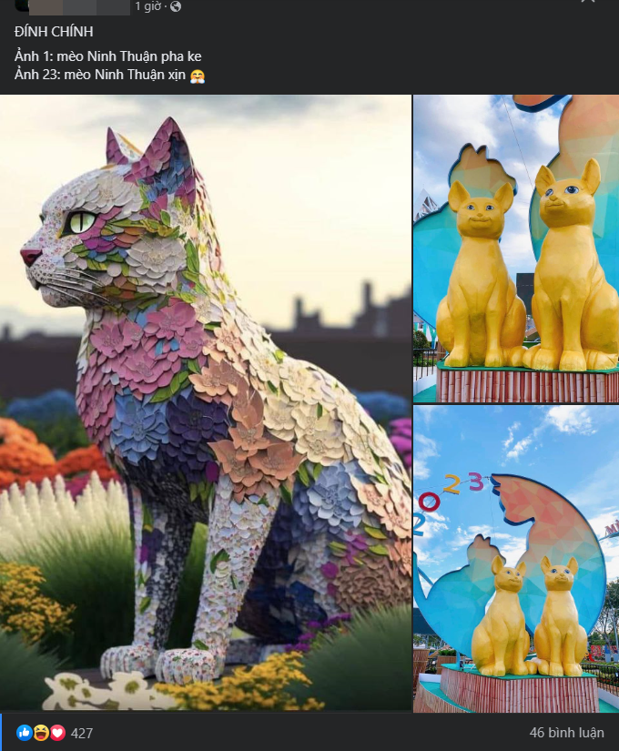 Ninh Thuận lộ diện linh vật mèo, netizen 'quay xe' truy tìm nguồn gốc 'hoa hậu mèo' xôn xao trước đó Ảnh 3
