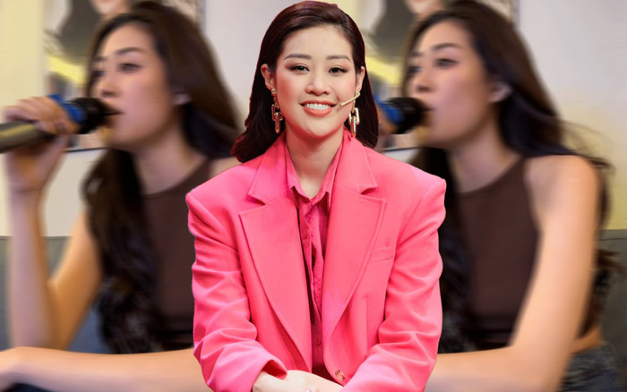 Nghiêm túc hát hò, Hoa hậu Khánh Vân khiến fan tấm tắc vì chất giọng ngọt ngào Ảnh 2