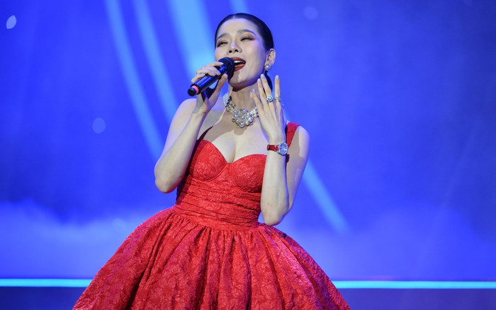 Lệ Quyên diện váy quyến rũ đi hát, phản ứng của khán giả có mặt khiến nhiều người bất ngờ Ảnh 2