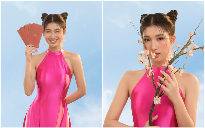 'Em gái quốc dân' Phương Nhi khoe trọn vẻ đẹp ngọt ngào trong bộ ảnh đón Tết Ảnh 2