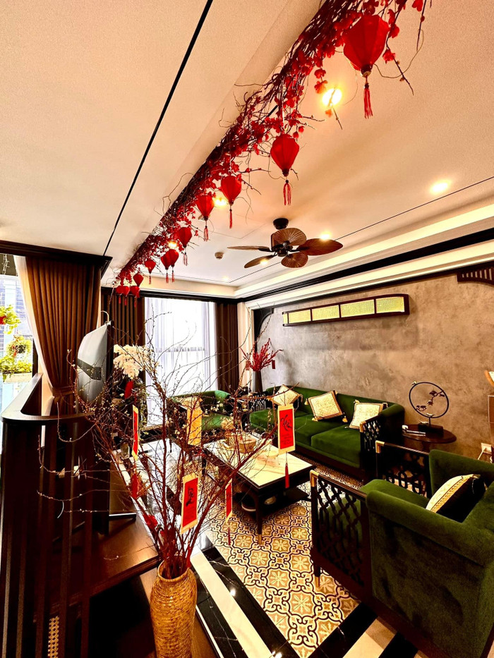 Nội thất trong nhà được cô nàng bày trí cẩn thận, đem lại bầu không khí ấm cúng