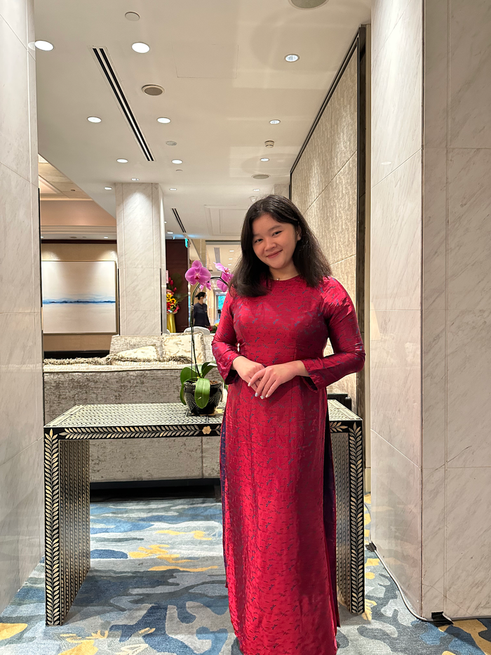 Nữ sinh Nguyễn Phúc Tiên, hiện đang là sinh viên năm cuối trường đại học Curtin Singapore