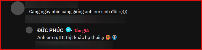 Phản ứng của Đức Phúc khi được nhận xét như anh em sinh đôi với ERIK