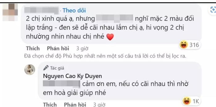 Bị netizens góp ý khi diện áo dài đôi với Minh Triệu, Hoa hậu Kỳ Duyên có màn đáp trả cao tay Ảnh 3