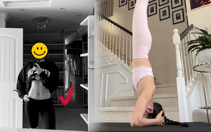 'Hoa hậu của các hoa hậu' khoe vòng eo không mỡ thừa sau Tết và chia sẻ bí quyết tập luyện Ảnh 2