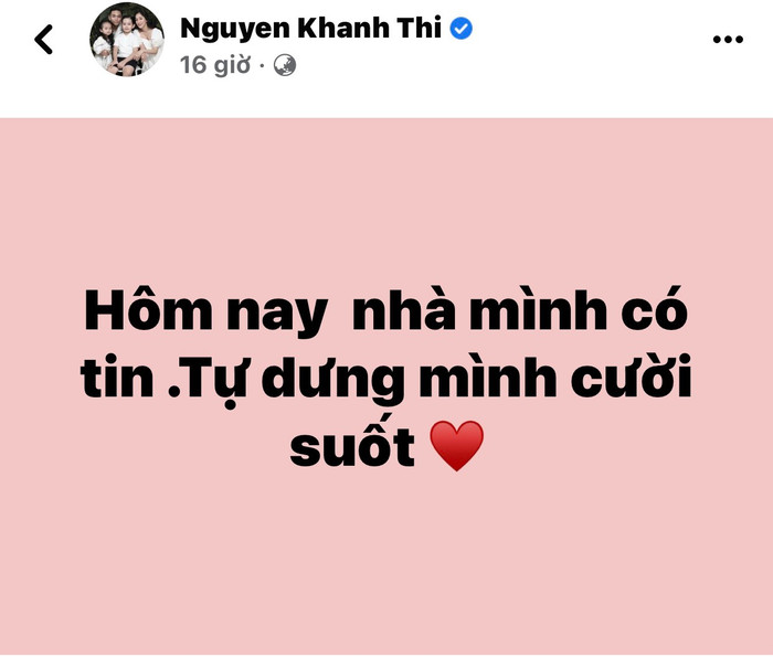 Khánh Thi lên tiếng giữa nghi vấn mang bầu lần 3 Ảnh 1