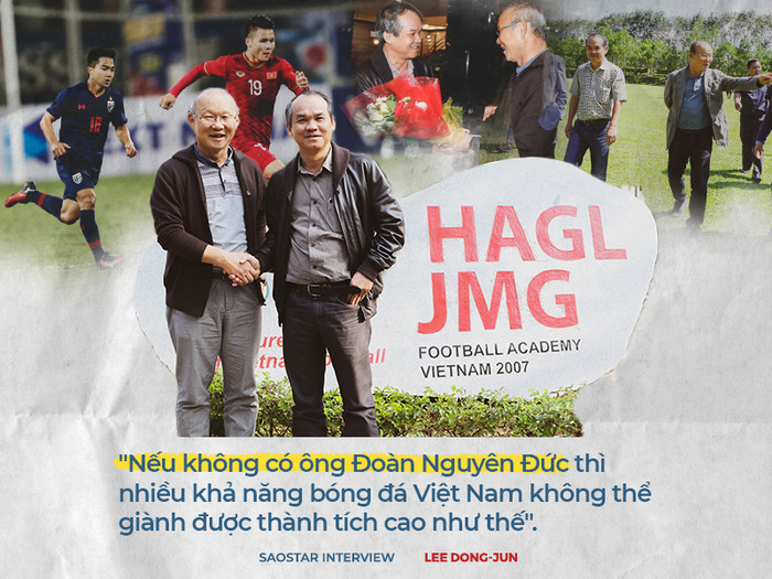  Lee Dong-jun - người đại diện của HLV Park Hang Seo nói về bầu Đức.