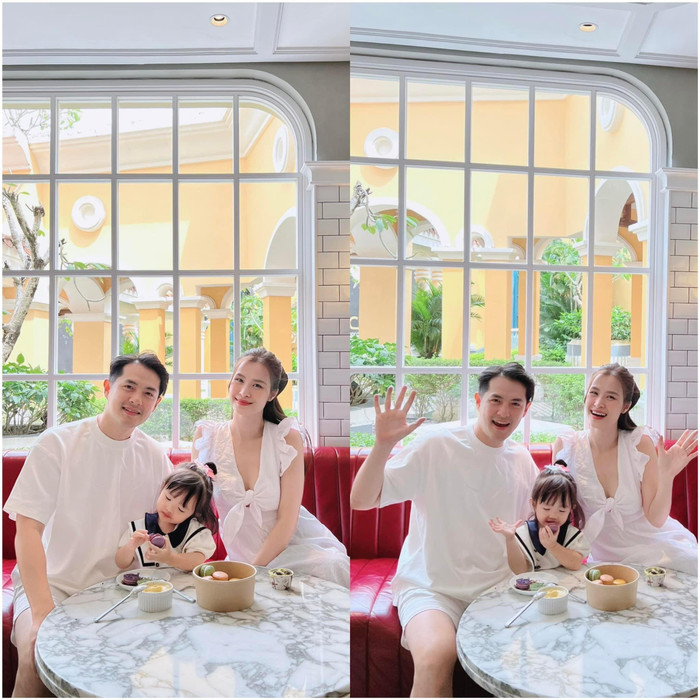 Mỗi lần xuất hiện, con gái Đông Nhi chiếm spotlight hơn cả bố mẹ.