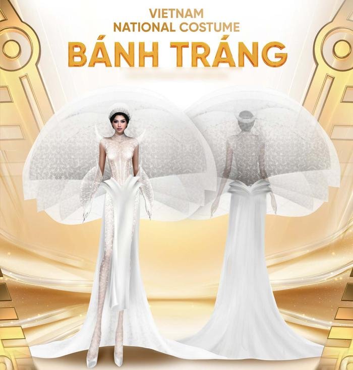 Chính thức: Thanh Thanh Huyền mang trang phục 'Bánh Tráng' đến Miss Charm 2023 Ảnh 1