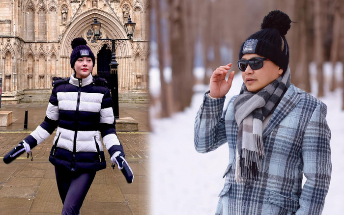 Thời trang của Phương Oanh - Shark Bình tại trời Tây như phim Hàn khiến fan thở dài: Sến quá! Ảnh 2