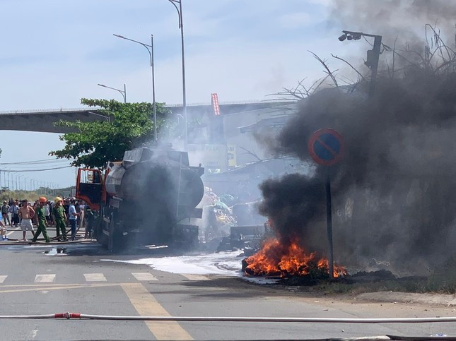 Hiện trường vụ cháy. Ảnh: Người Lao Động