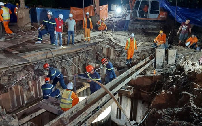 Diễn biến mới vụ bé trai Hạo Nam lọt xuống trụ bê tông sâu 35m Ảnh 2