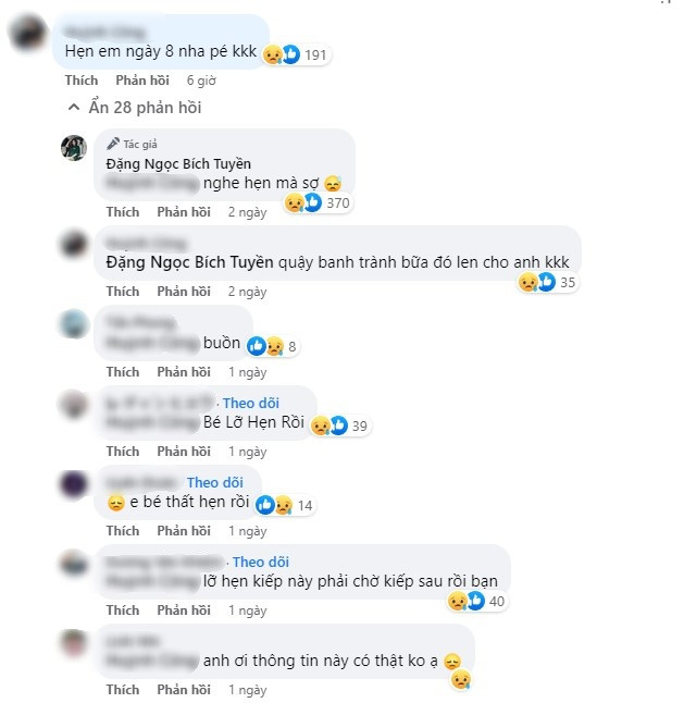 Nhói lòng trước status và cuộc hẹn cuối của hot Tiktoker Bích Tuyền: 'Bé lỡ hẹn rồi' Ảnh 2