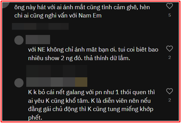 Sau Nam Em, Bạch Công Khanh bị chê trách khi hát cùng Tố My: 'Không bỏ cái nết đó ai yêu cũng khổ' Ảnh 1