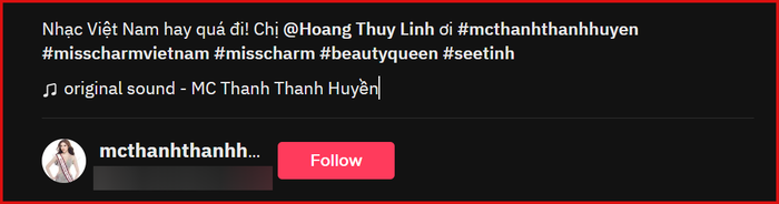 Thanh Thanh Huyền cũng rất mê Hoàng Thùy Linh đấy!