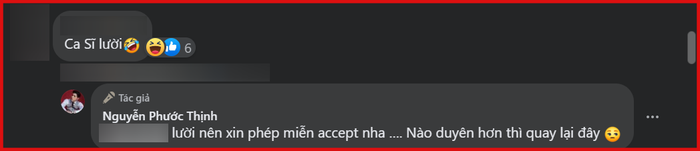 Noo Phước Thịnh khá thẳng thắn khi không ngần ngại đáp trả những bình luận 'kém duyên' trên mạng xã hội.