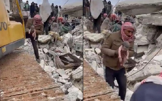 Đứa bé vừa chào đời dưới đống đổ nát trong trận động đất kinh hoàng đã trở thành trẻ mồ côi Ảnh 2