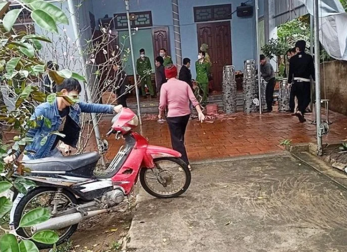 Hiện trường xảy ra vụ án mạng. (Ảnh: Công Thương).