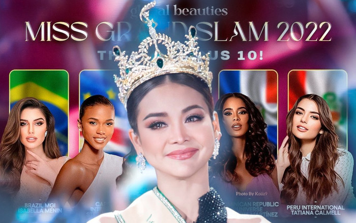Top 10 Miss Grand Slam 2022 lộ diện: Á hậu Hòa bình rớt sạch, Top 5 Miss Universe mãi đỉnh Ảnh 2