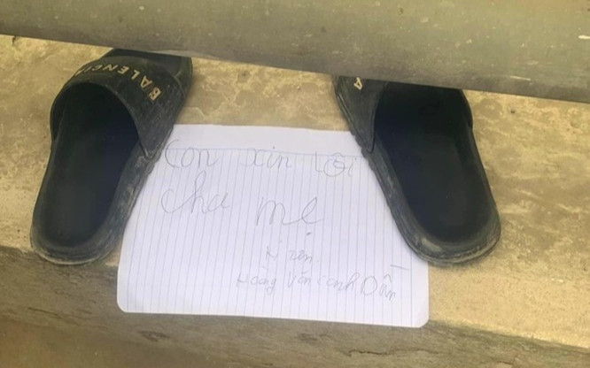 Để lại dép và giấy xin lỗi trên thành cầu, nam sinh khiến cả trăm người tìm kiếm và sự thật bất ngờ Ảnh 2