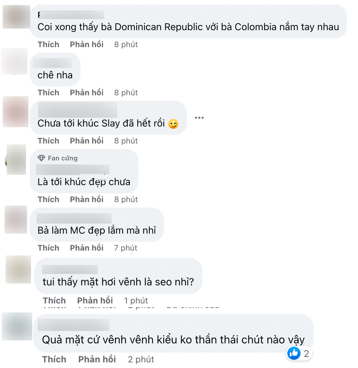 Nhiều ý kiến cho rằng nữ MC '3000 chữ' vênh mặt trong lúc catwalk và chưa có thần thái tốt.