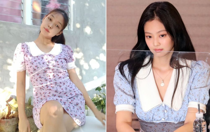 Rowena Padua có phong cách nhẹ nhàng và thường xuyên để mặt mộc khá giống Jennie. Cả hai đều sở hữu khuôn mặt tròn, mắt mèo vừa sắc sảo vừa đáng yêu.&nbsp;