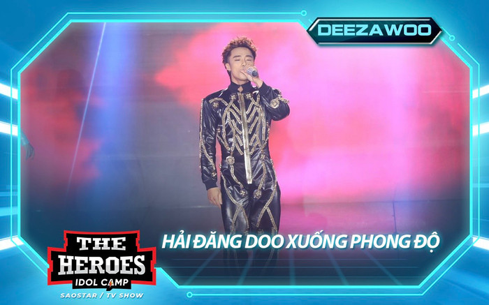Hải Đăng Doo bùng nổ trên sân khấu The Heroes nhưng vẫn bị nhận xét xuống phong độ Ảnh 2