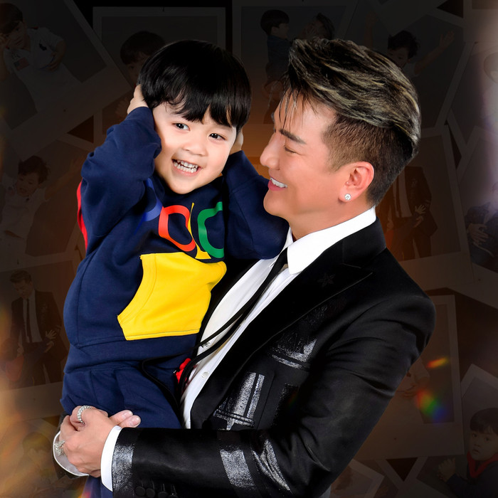 Đàm Vĩnh Hưng và con trai - bé Polo Huỳnh.