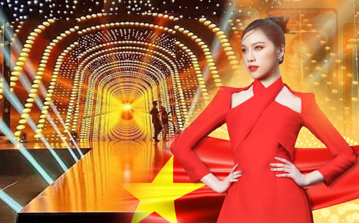 Hé lộ sân khấu bán kết của Miss Charm: Thiết kế đã ổn, chỉ chờ góc quay có bớt 'phèn' hơn? Ảnh 2