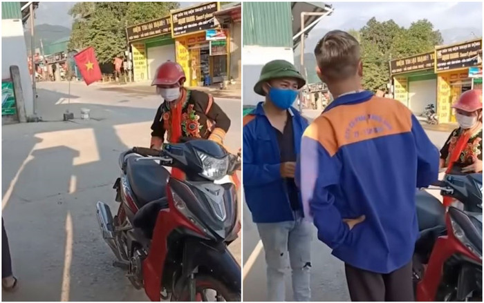 Đi đổ xăng, khách nữ khiến nam nhân viên 'run tay' khi cốp xe máy vừa được mở ra Ảnh 2