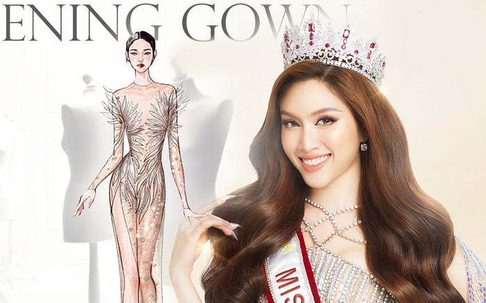 Hé lộ váy bán kết của Thanh Thanh Huyền tại Miss Charm 2023: Sáng hơn bộ của Ngọc Châu Ảnh 2