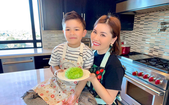 Vợ cũ Đan Trường tổ chức sinh nhật sớm đầy ấm áp bên quý tử Ảnh 2