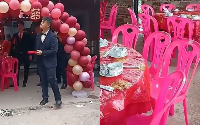 Chú rể mặt mũi 'dài thượt' vì không một ai đến dự đám cưới, bất ngờ lý do đằng sau Ảnh 2