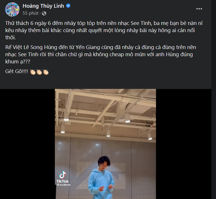 Nam ca sĩ đình đám Hàn Quốc nhảy See Tình, Hoàng Thùy Linh tuyên bố nhận luôn làm 'chú rể'? Ảnh 3