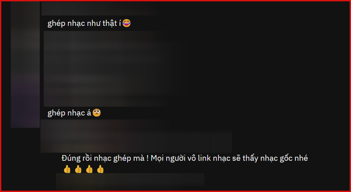 Nhiều dân mạng đã chỉ ra đây thực chất chỉ là một đoạn nhạc được lồng ghép&nbsp;