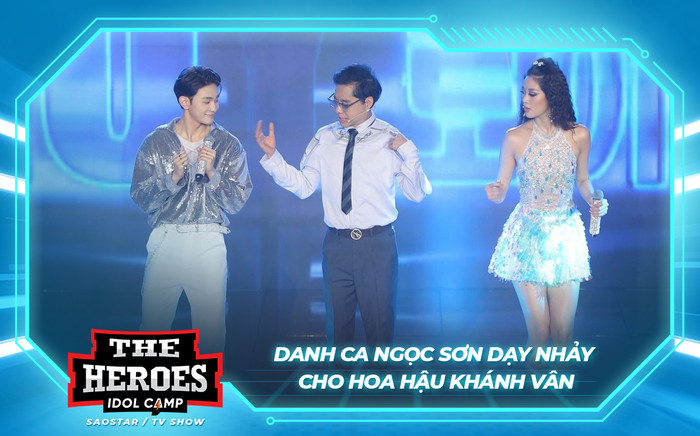 Danh ca Ngọc Sơn dạy nhảy cho Hoa hậu Khánh Vân Ảnh 2