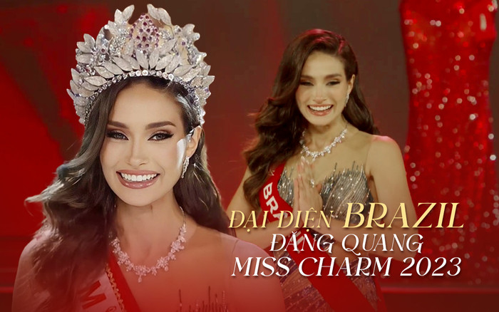 Đại diện Brazil đăng quang Miss Charm 2023 trên đất Việt Nam: Nhan sắc vượt trội, ứng xử xuất thần Ảnh 2