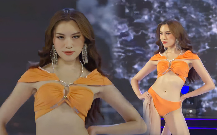 'Thót tim tưởng bị loại', Thanh Thanh Huyền 'quẩy bung sàn' với áo tắm tại chung kết Miss Charm 2023 Ảnh 2