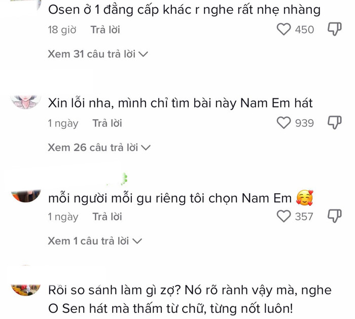 Trình diễn cùng một ca khúc, netizen đặt 'O Sen' Ngọc Mai và Nam Em lên 'bàn cân' so sánh Ảnh 4