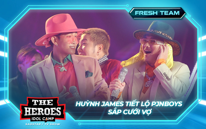 Mượn sân khấu The Heroes, Huỳnh James tiết lộ Pjnboys sắp cưới vợ Ảnh 2