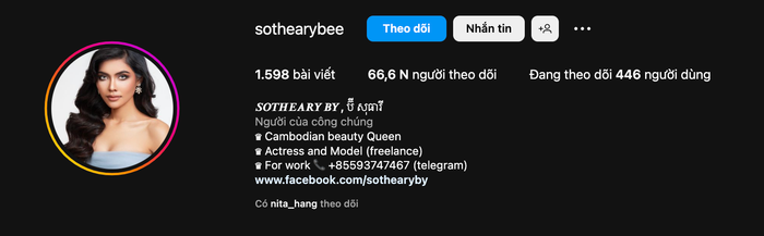 Bị loại sớm tại Miss Charm 2023, người đẹp Campuchia thẳng tay 'unfollow' cuộc thi? Ảnh 2