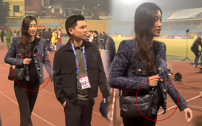 Hoa hậu Đỗ Mỹ Linh để lộ dấu hiệu mang thai con đầu lòng Ảnh 2