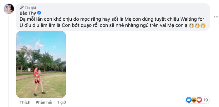 Bảo Thy chia sẻ cách dỗ con khiến 'hội mẹ bỉm sữa' không nhịn cười.