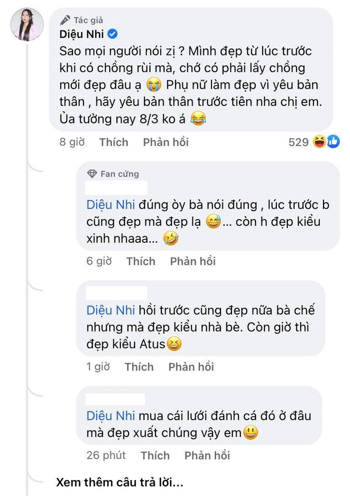 Diệu Nhi 'khóc ròng' trước màn khen ngợi nhan sắc từ cư dân mạng sau khi cô lập gia đình với Anh Tú