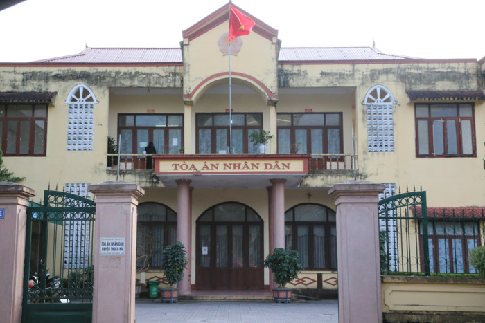 TAND huyện Thạch Hà, tỉnh Hà Tĩnh. Ảnh: VietNamNet