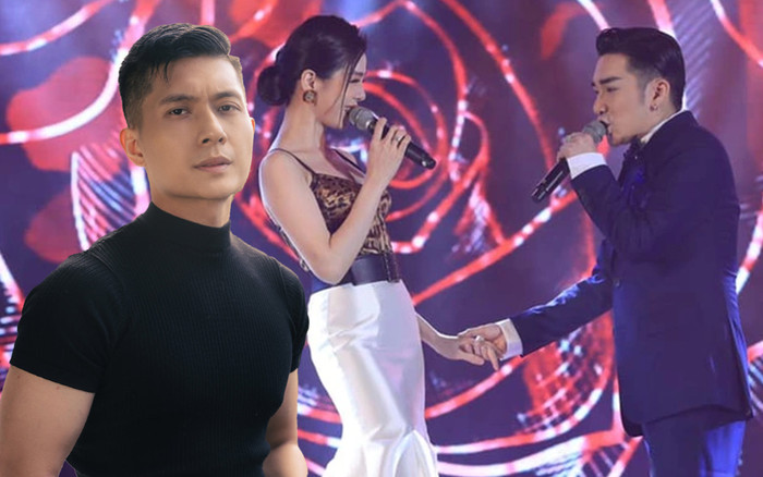 Quang Hà nắm chặt tay Lệ Quyên song ca, phản ứng của Lâm Bảo Châu ngồi cạnh gây bất ngờ Ảnh 2