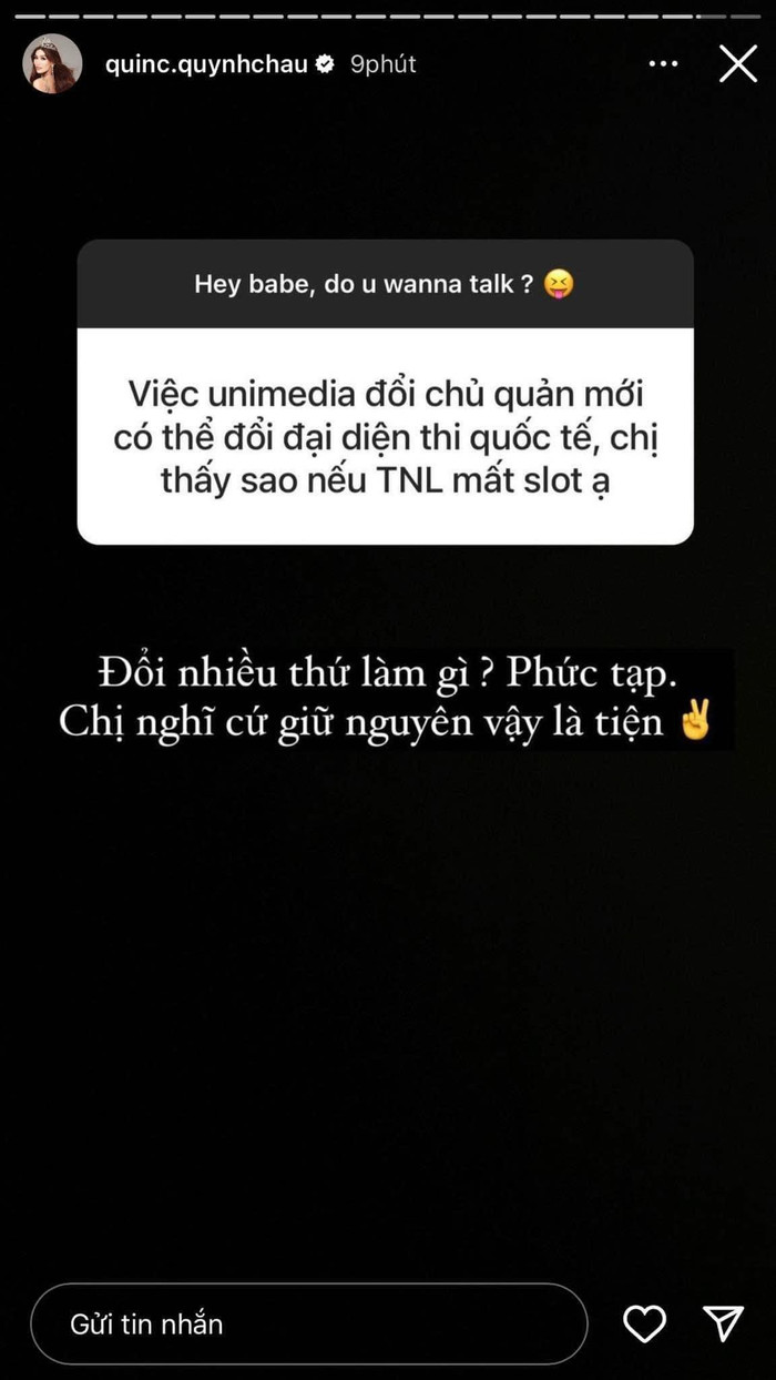 Phản ứng của Quỳnh Châu về việc Thảo Nhi Lê có nguy cơ ngâm giấm: Đổi nhiều thứ làm gì, phức tạp Ảnh 4